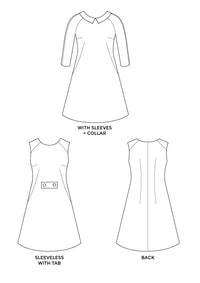 Françoise Shift Dress Pattern Tilly and the Buttons