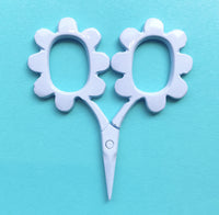 Flower Power Scissors Brooklyn Craft Company White