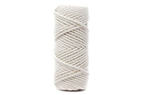 Recycled Cotton 3ply Macrame Rope  5mm - Ivory