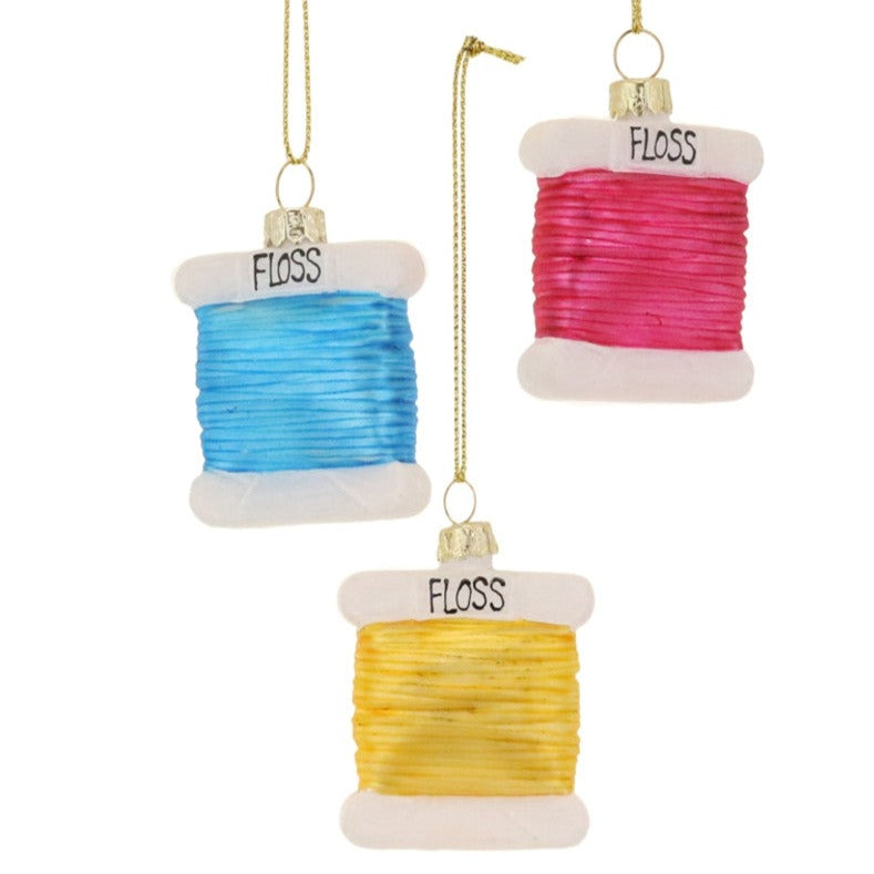 Embroidery Floss Ornament Ornament Cody Foster and Co. PInk