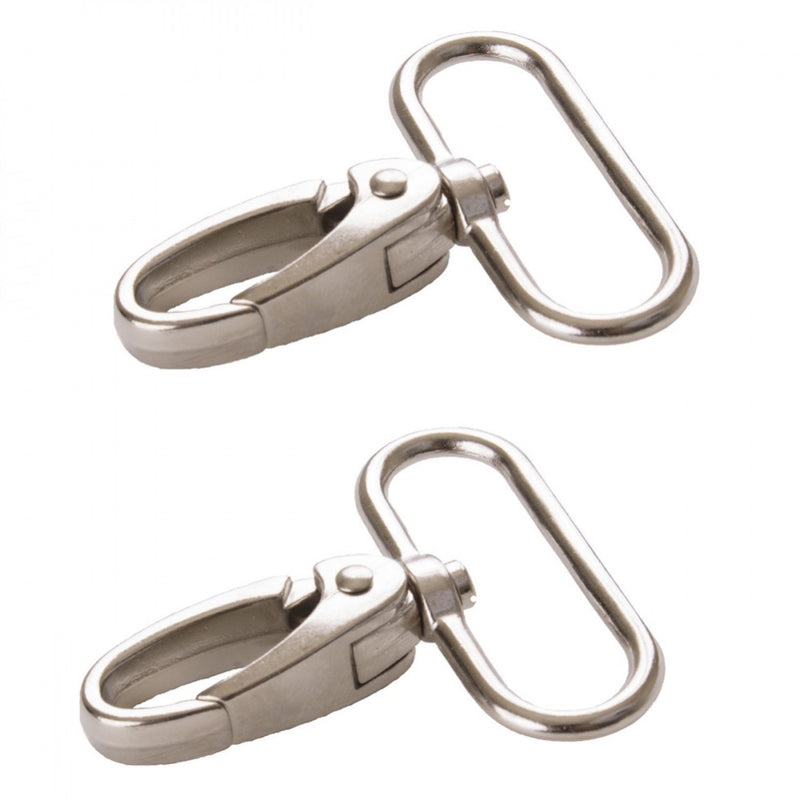 1-1/2 inch Swivel Hook (Set of 2) - Nickel Notions By Annie