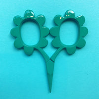 Flower Power Scissors Brooklyn Craft Company Green