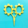 Flower Power Scissors Brooklyn Craft Company Yellow