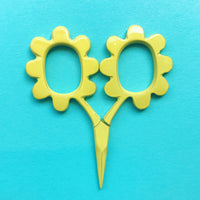 Flower Power Scissors Brooklyn Craft Company Yellow