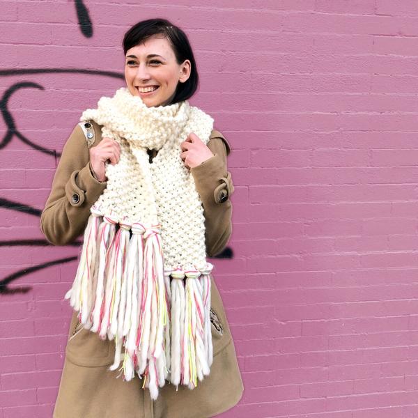 VIRTUAL WORKSHOP: Knit a Chunky Scarf Past Workshop Brooklyn Craft Company