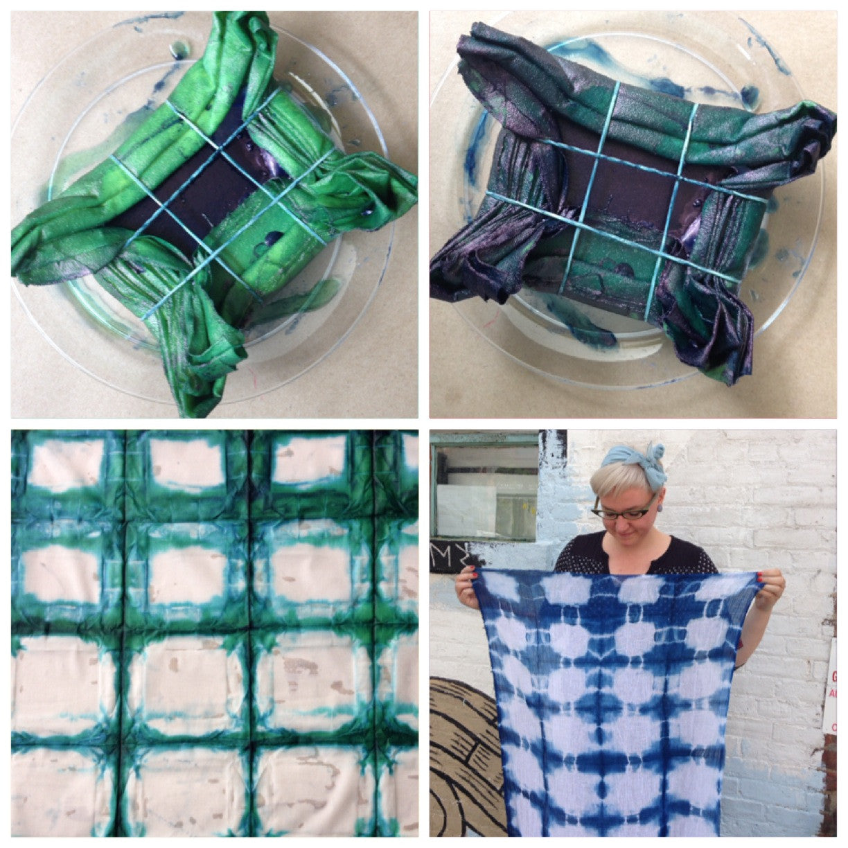 Indigo Shibori Dyeing – Brooklyn Craft Company