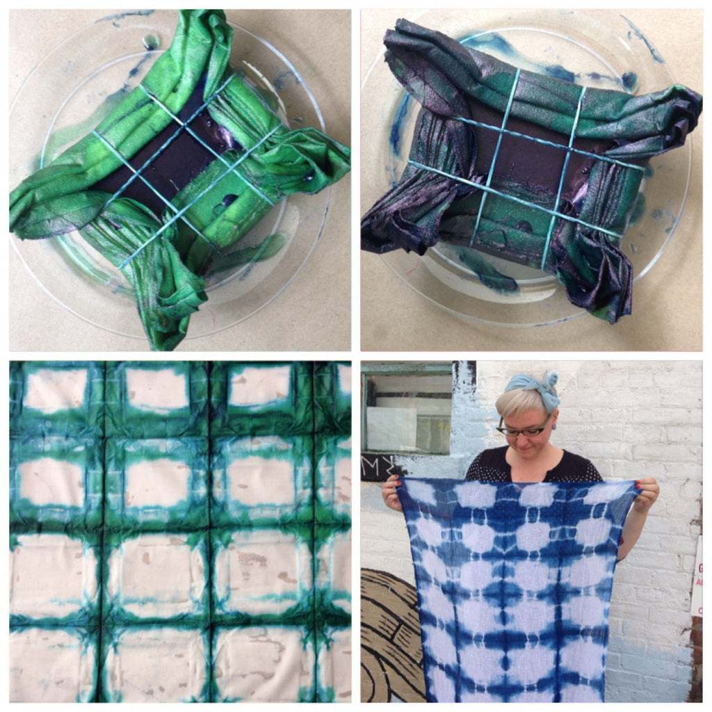 Indigo Shibori Dyeing