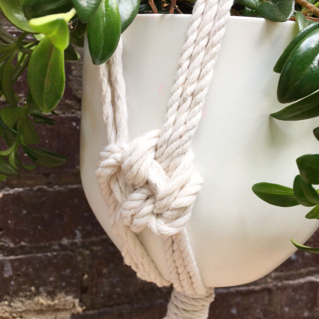 macrame plant hanger cord Macramé Plant Hanger