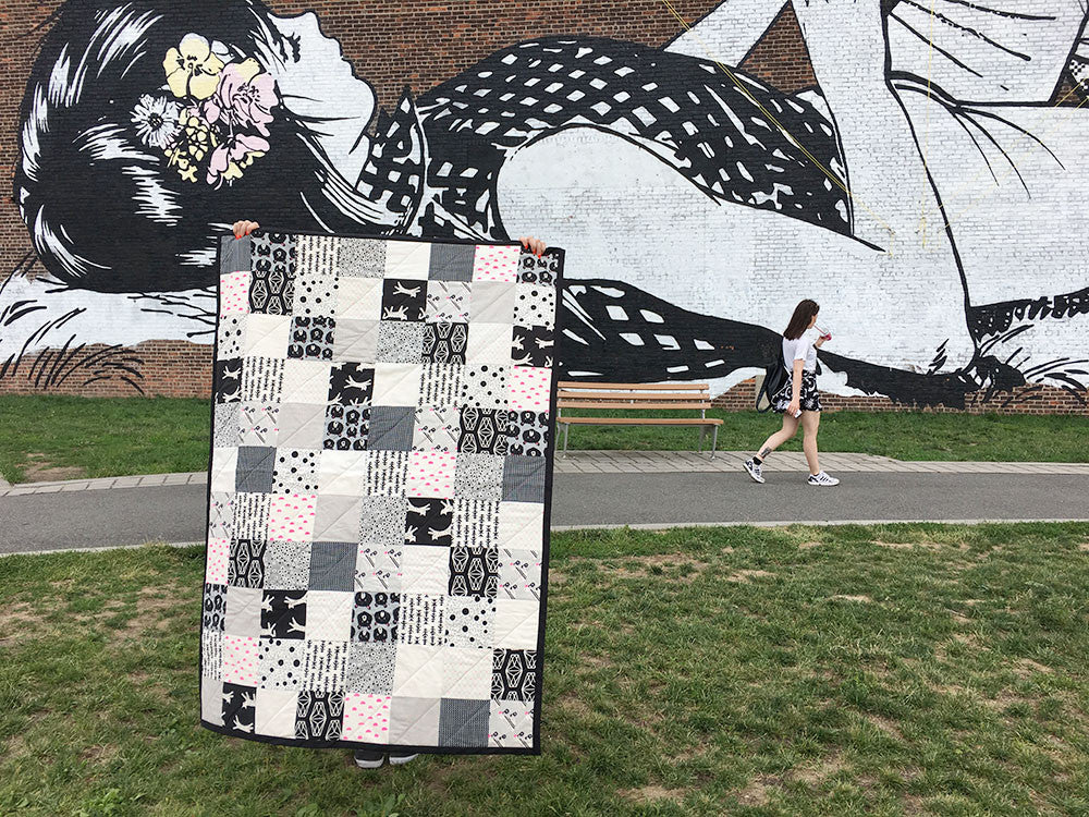 black white quilt blog photos Brooklyn Craft Company
