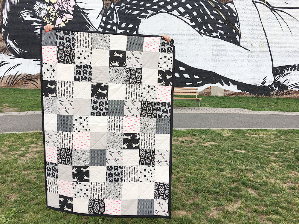 black white quilt blog photos Brooklyn Craft Company