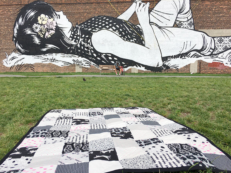 black white quilt blog photos Brooklyn Craft Company