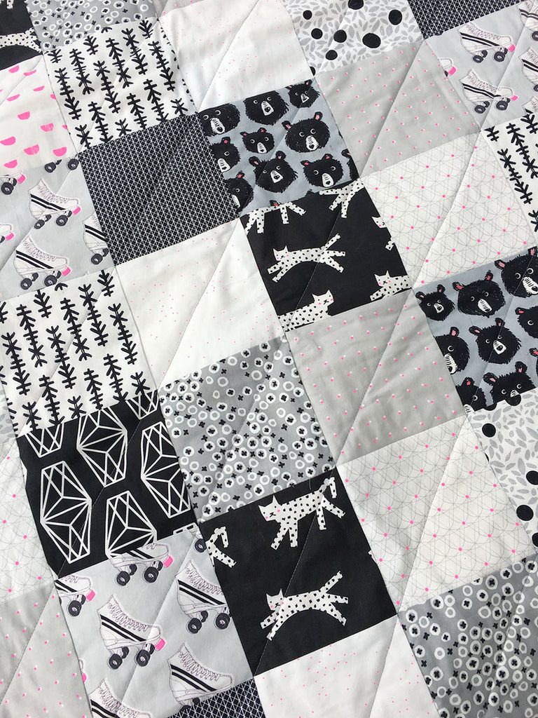 black white quilt blog photos Brooklyn Craft Company