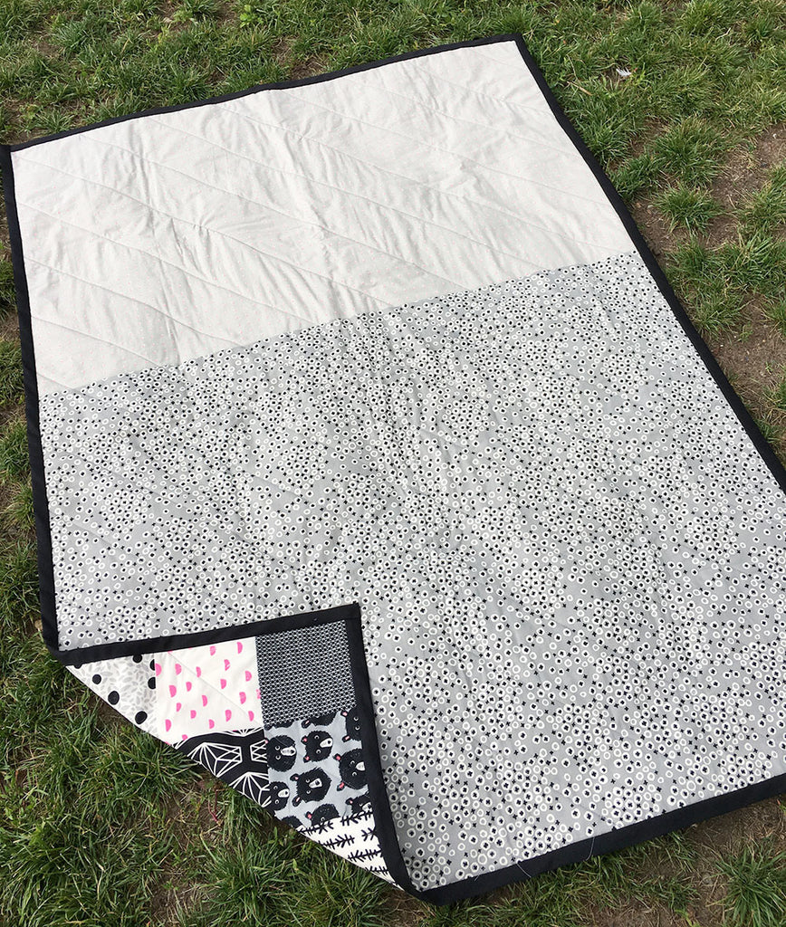 FREE! Super Easy Black & White Quilt Pattern Pattern Brooklyn Craft Company