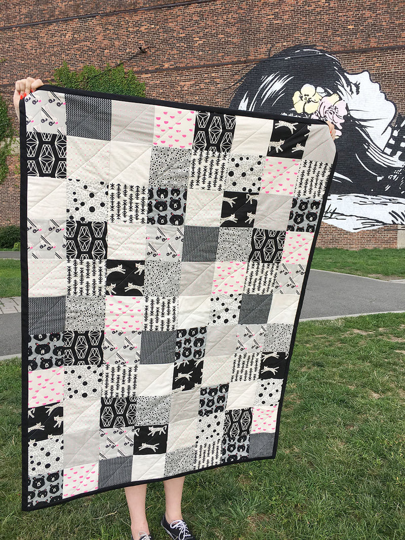 black white quilt blog photos Brooklyn Craft Company