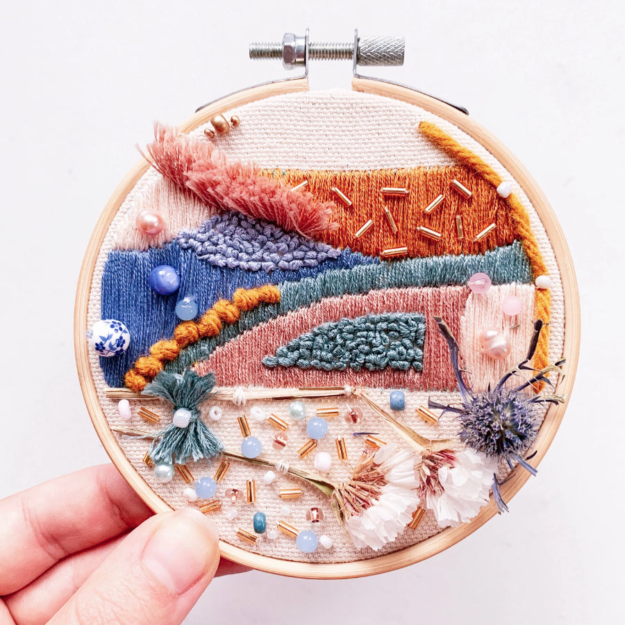modern embroidery by meg rosko/ nutmeg and honeybee