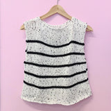 knit striped summer top