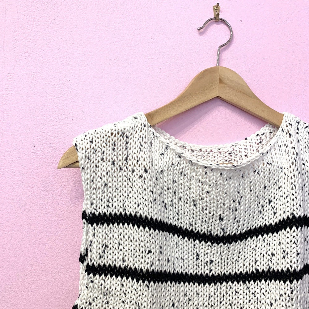 knit striped summer top