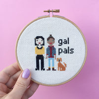 VIRTUAL WORKSHOP: Cross Stitch Portraits Past Workshop Brooklyn Craft Company
