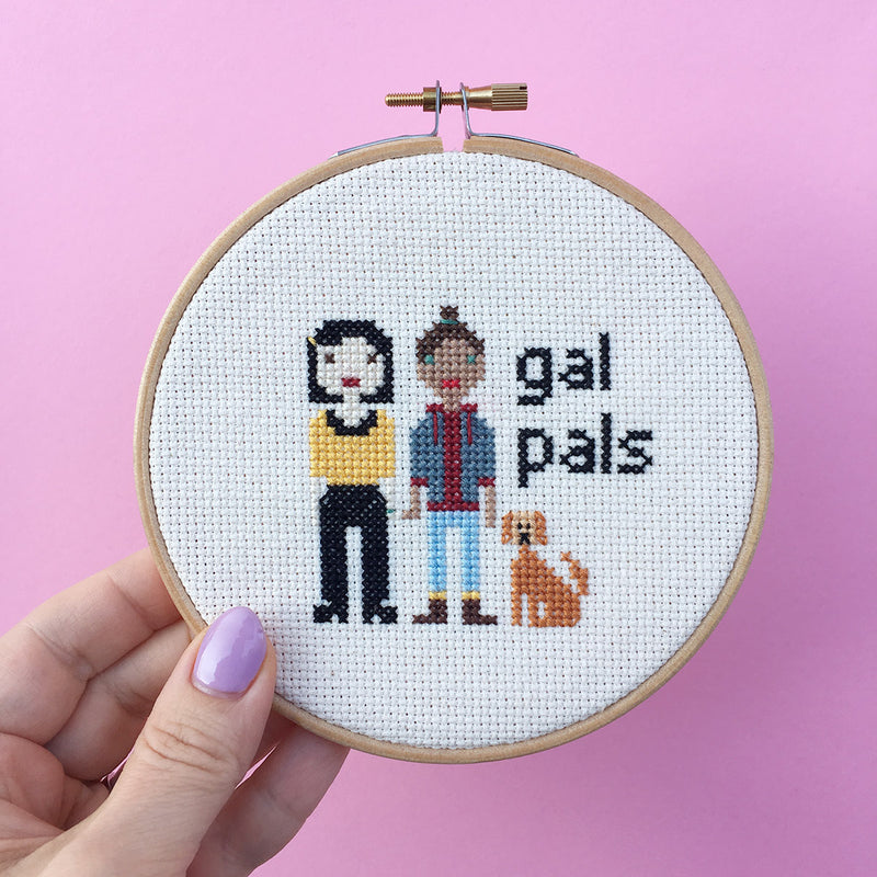 VIRTUAL WORKSHOP: Cross Stitch Portraits Past Workshop Brooklyn Craft Company