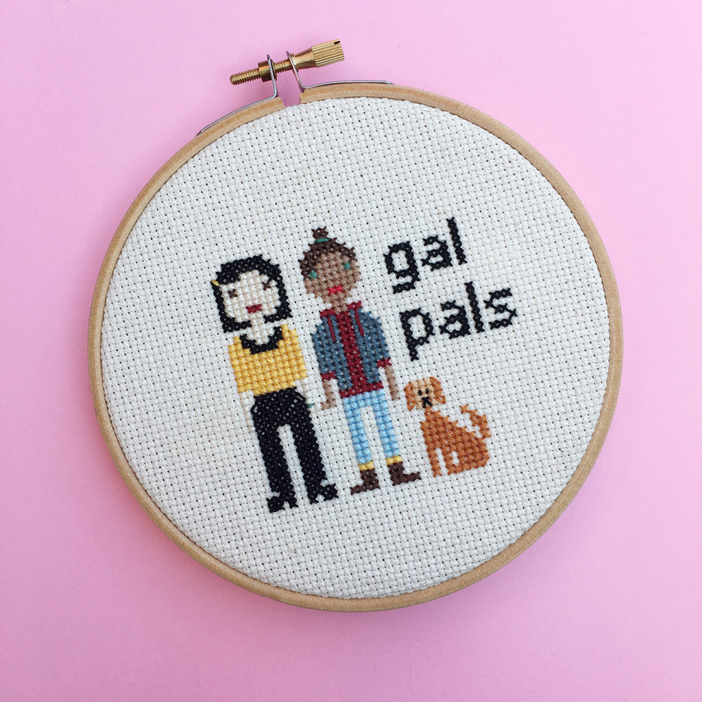 Cross Stitch Portraits Workshop Brooklyn Craft Company