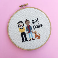 VIRTUAL WORKSHOP: Cross Stitch Portraits Past Workshop Brooklyn Craft Company