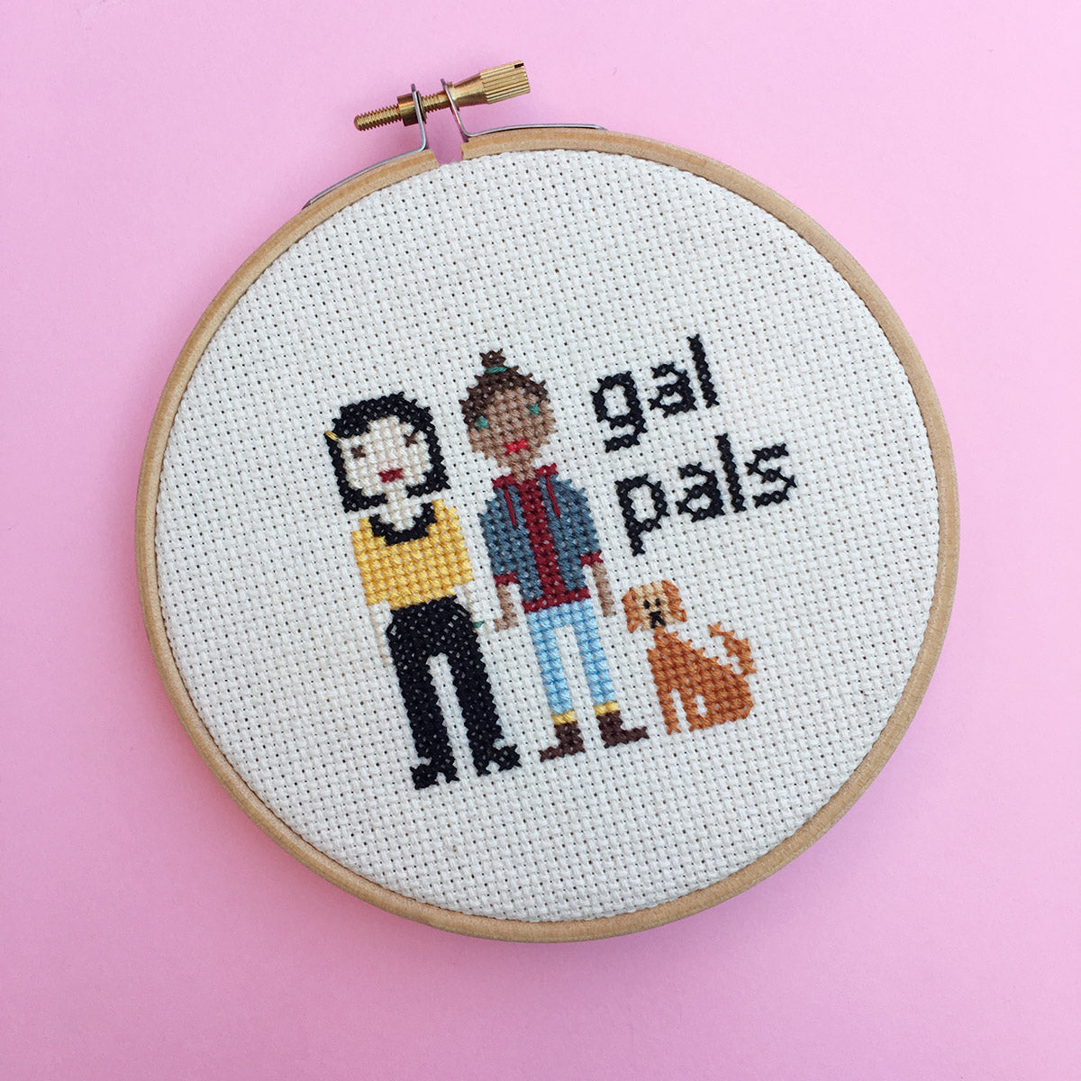 VIRTUAL WORKSHOP: Cross Stitch Portraits Past Workshop Brooklyn Craft Company