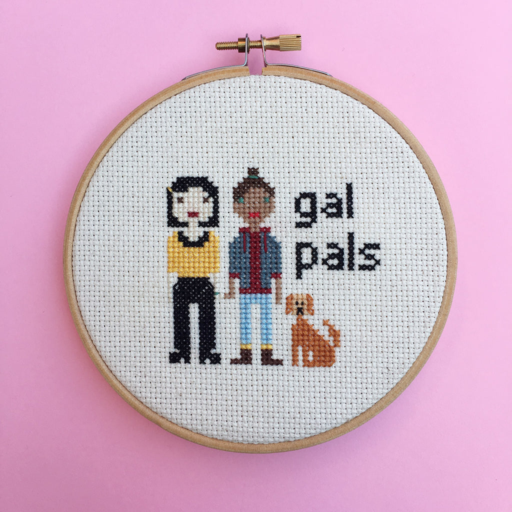 Cross Stitch Portraits Workshop Brooklyn Craft Company