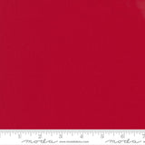 Bella Solids by Moda Fabric in Christmas Red