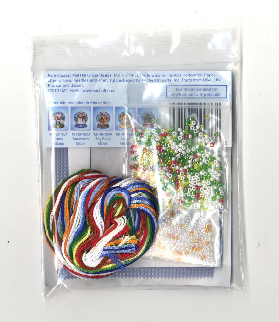 Snow Globe Cross Stitch Kit - Gingerbread House