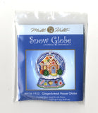 Snow Globe Cross Stitch Kit - Gingerbread House