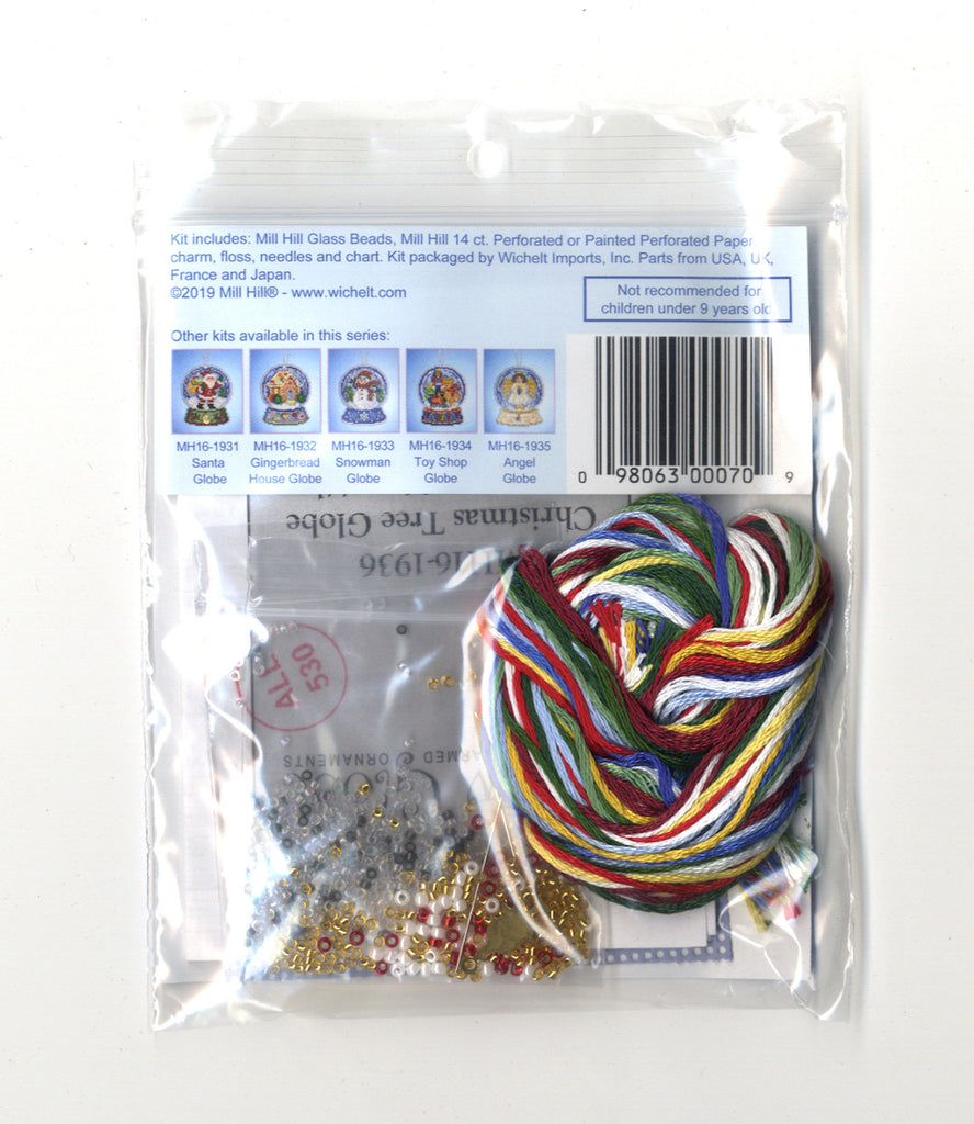 Snow Globe Cross Stitch Kit - Tree