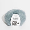 Take Care Mohair Yarn Wool and the Gang Blue Chalk