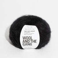 Take Care Mohair Yarn Wool and the Gang Space Black Mohair