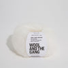 Take Care Mohair Yarn Wool and the Gang Winter White