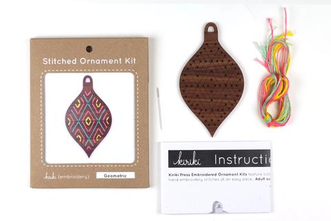 DIY Stitched Ornament Kit - Geometric