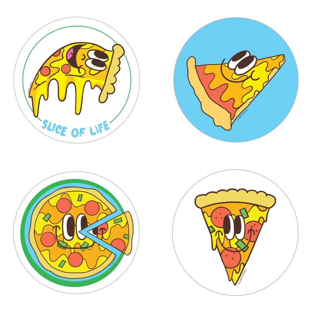 Scratch + Sniff Sticker Set: Pizza
