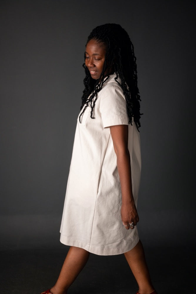 Mary White Dress Pattern Pattern Merchant & Mills