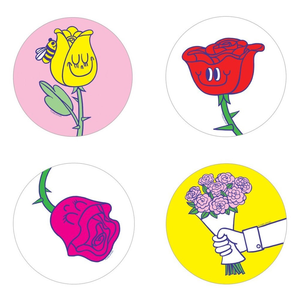 Scratch + Sniff Sticker Set: Roses