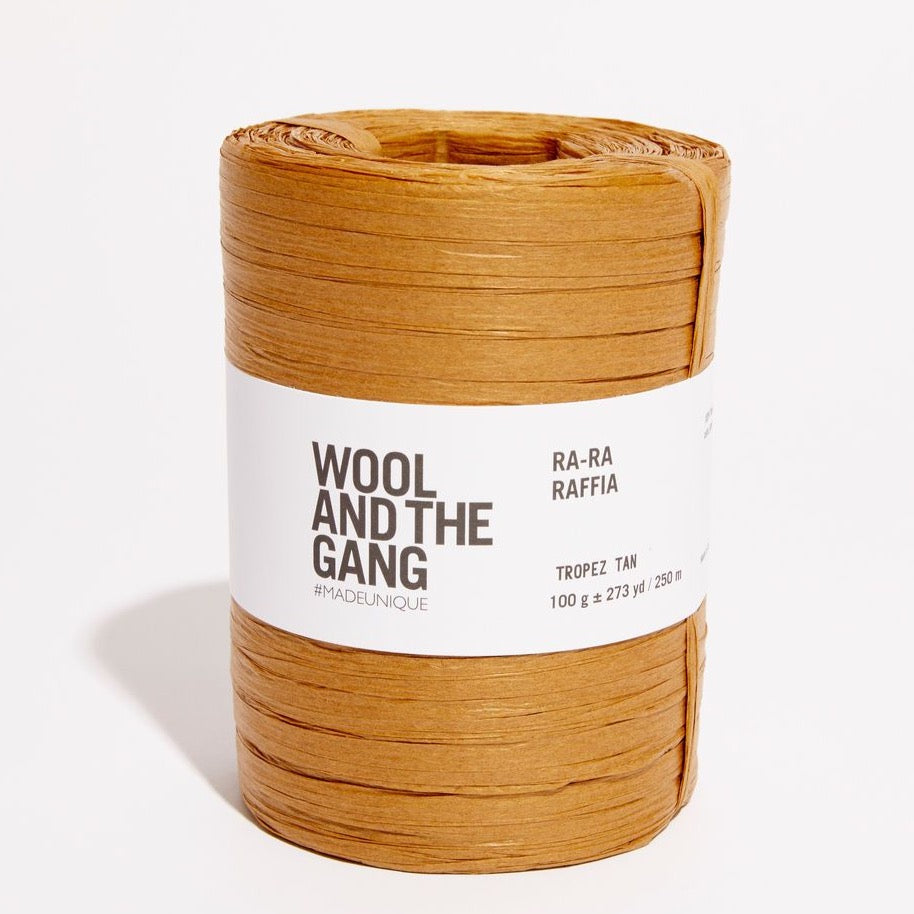 Wool and the Gang Ra-Ra Raffia Yarn Wool and the Gang Tropez Tan