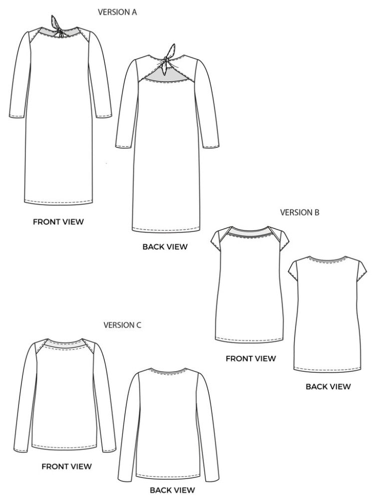 Romy Top and Dress Pattern Pattern Tilly and the Buttons