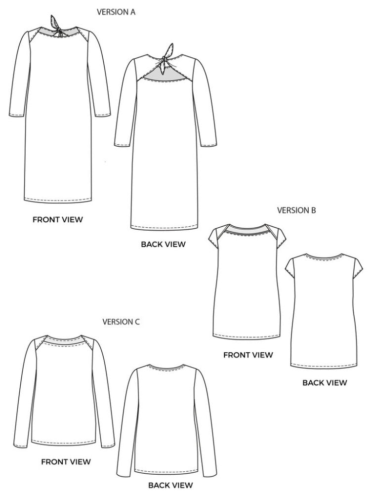 Romy Top and Dress Pattern