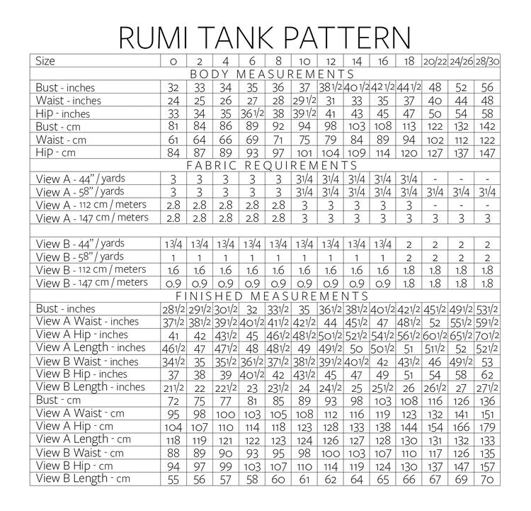 Rumi Tank & Dress Pattern