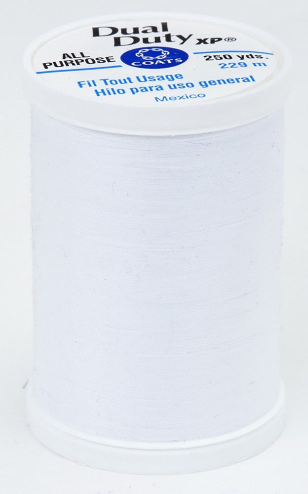 Dual Duty XP All Purpose Thread #100 White Thread Coats & Clark