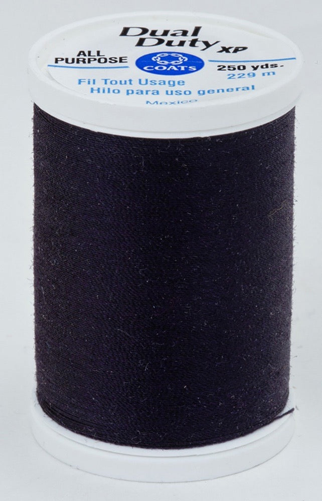 Dual Duty XP All Purpose Thread #4940 Dark Navy Thread Coats & Clark