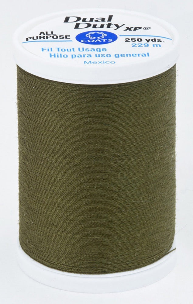 Dual Duty XP All Purpose Thread #6360 Bronze Olive Thread Coats & Clark