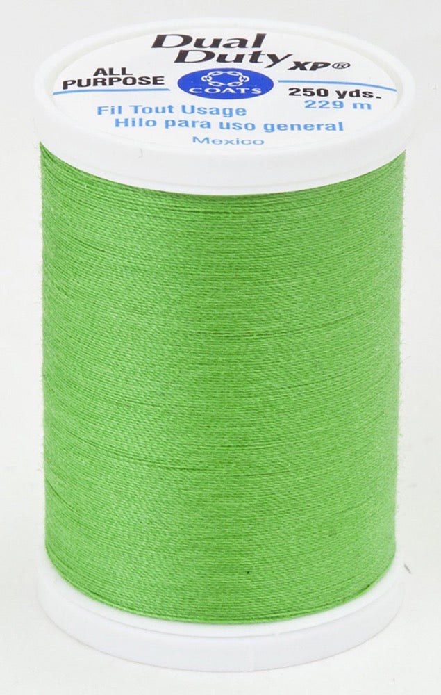 Dual Duty XP All Purpose Thread #6450 Bright Green Thread Coats & Clark