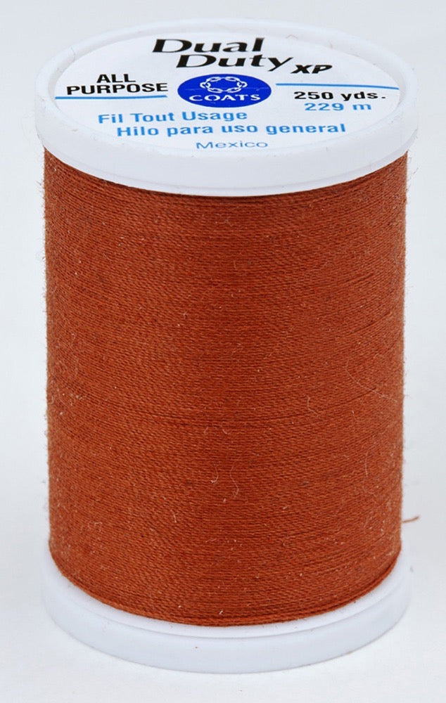 Dual Duty XP All Purpose Thread #7820 Rust Thread Coats & Clark