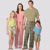 Simplicity Pattern s9127/1520a Unisex Sleepwear Pattern Simplicity