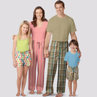 Simplicity Pattern s9127/1520a Unisex Sleepwear Pattern Simplicity