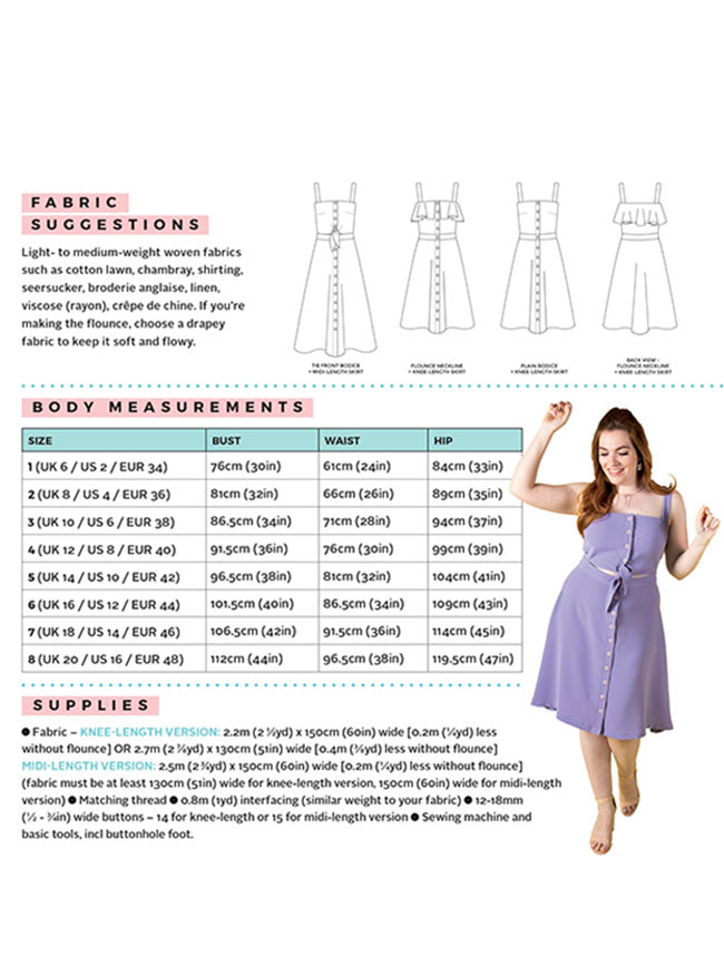 Seren Sundress Pattern Pattern Tilly and the Buttons